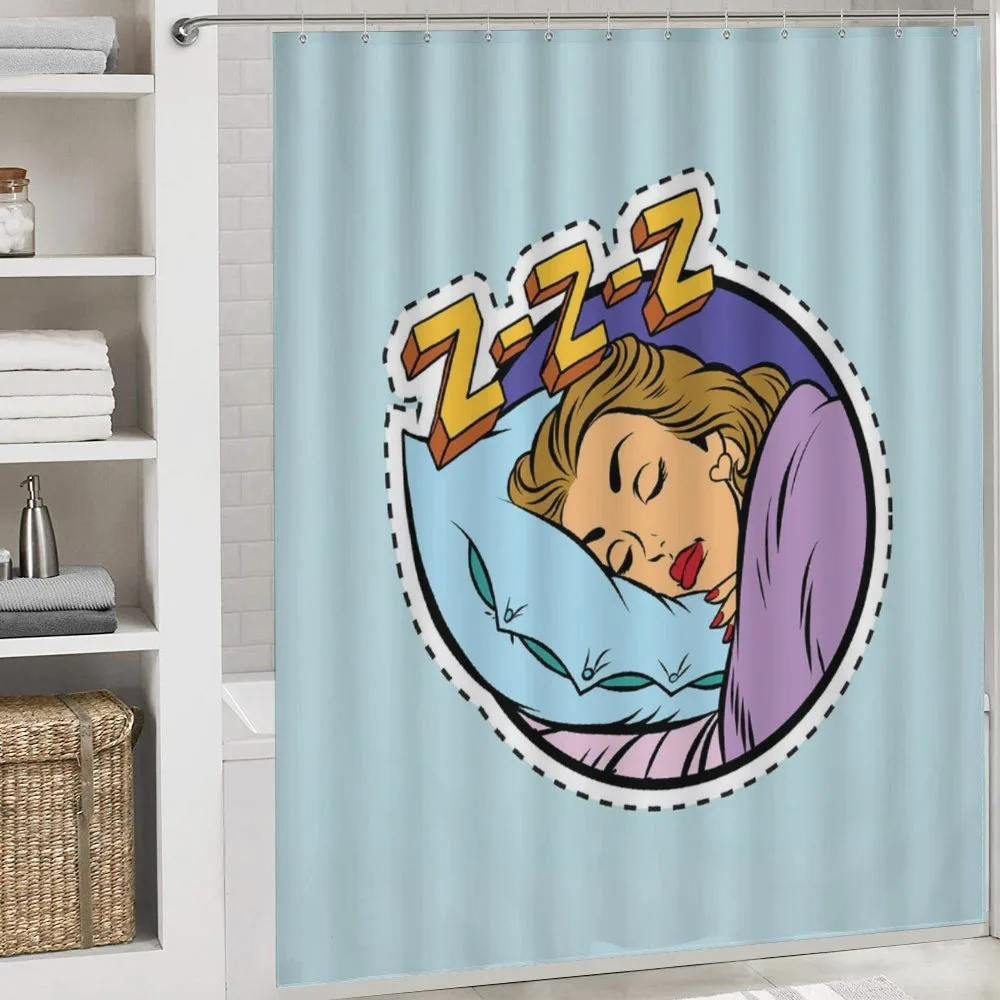 Comic Book Sleeping Girl — Detail 4