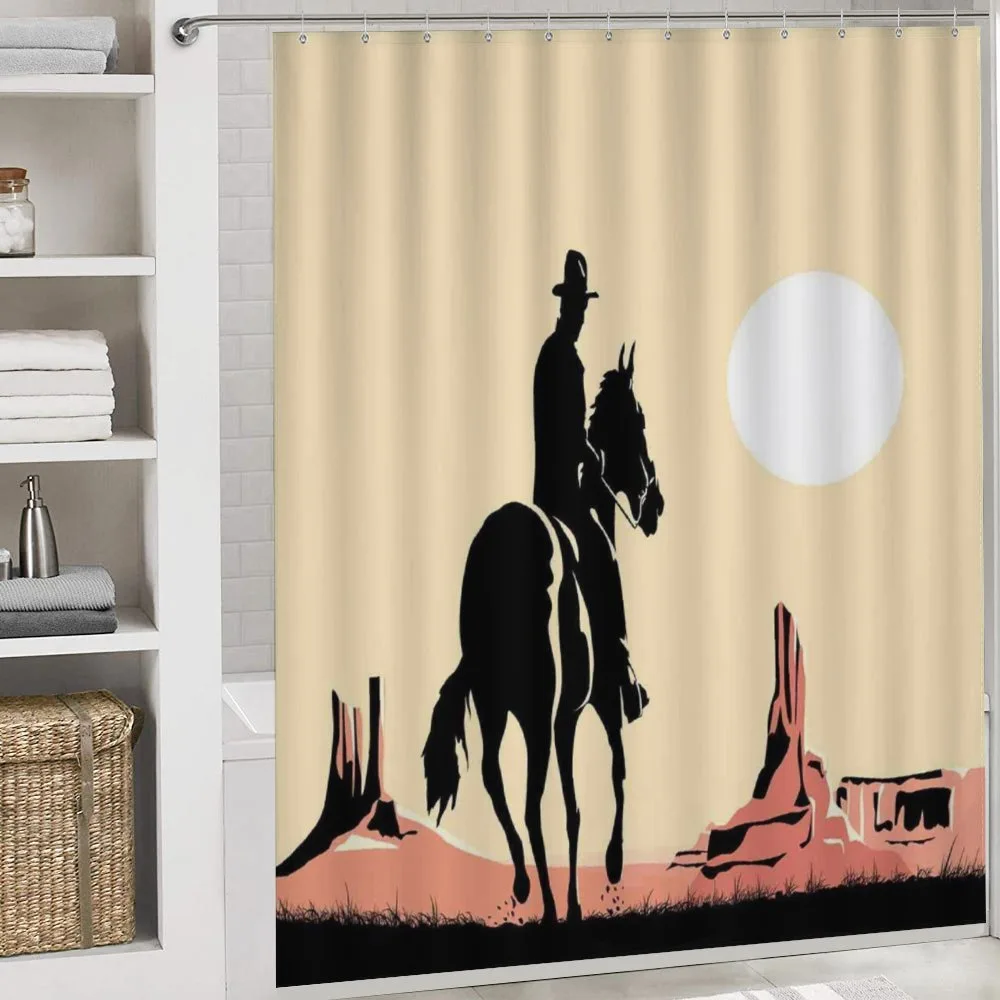 Cowboy Horse Sunset — Detail 4