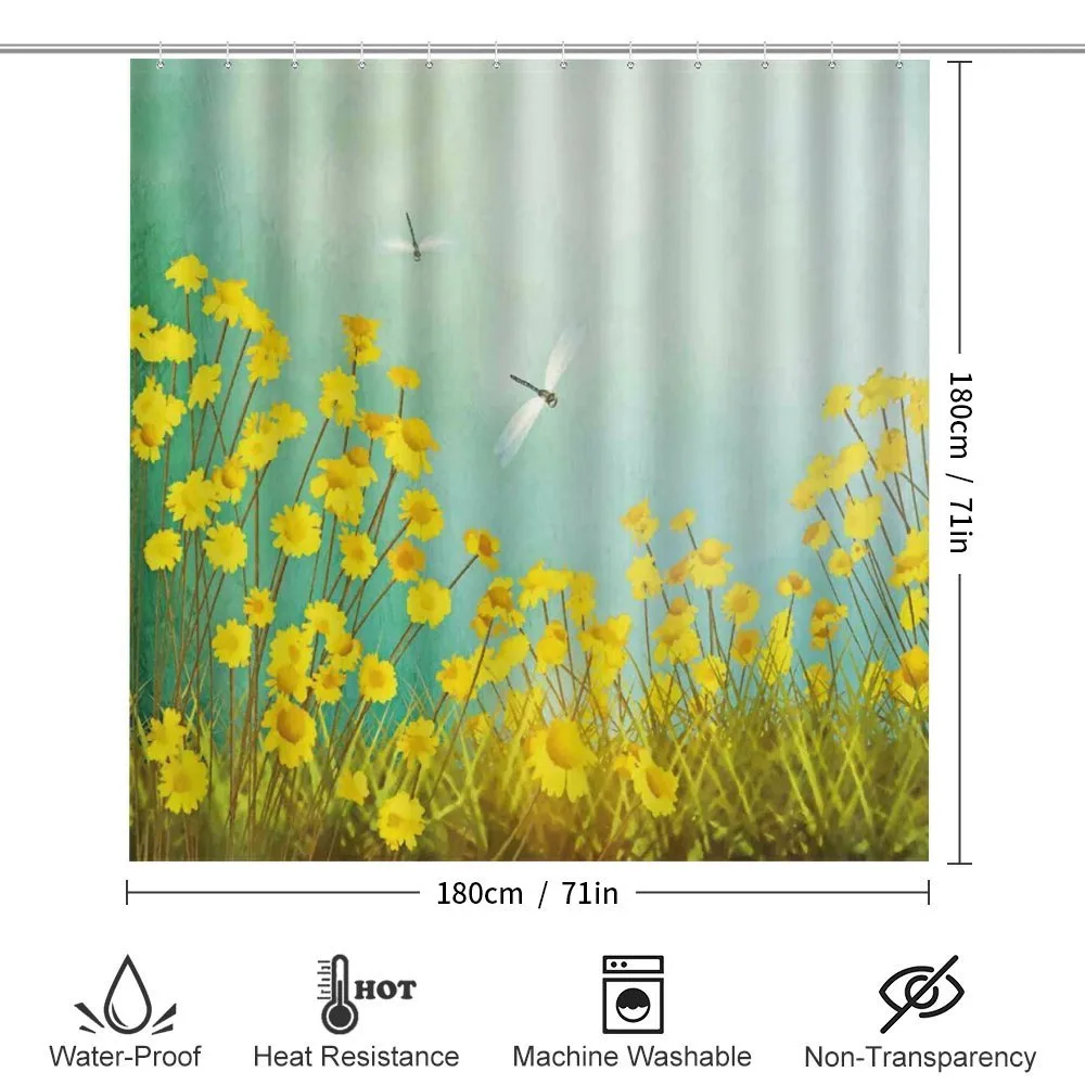 Daisies and Dragonflies — Detail 2