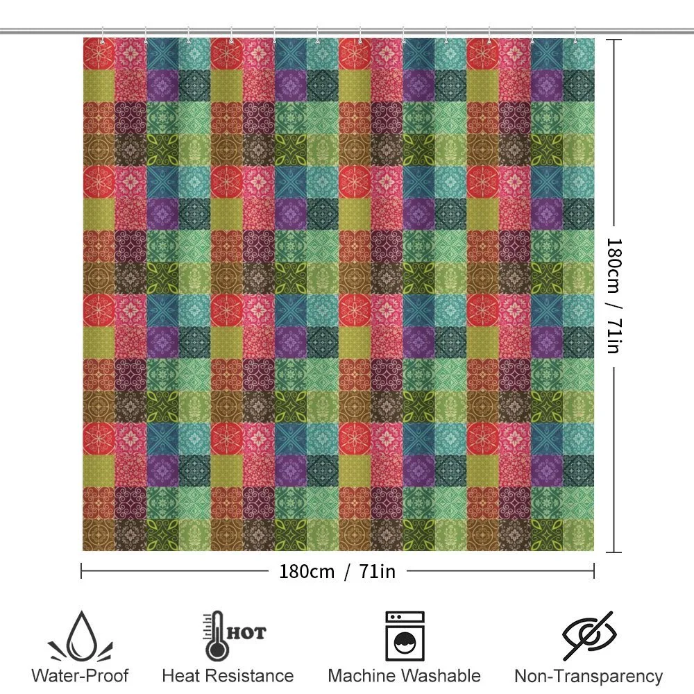 Damask Squares Cubist — Detail 2