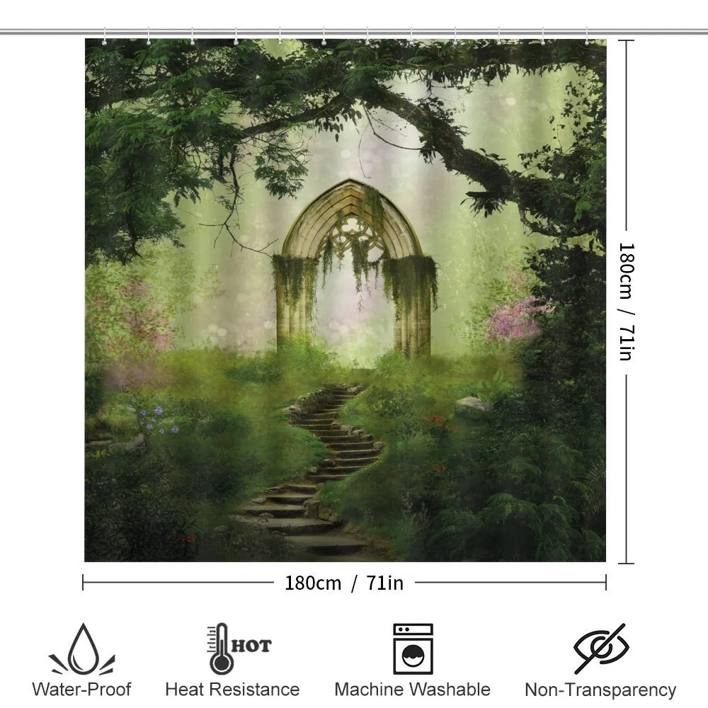 Fantasy Gate in Forest — Detail 2