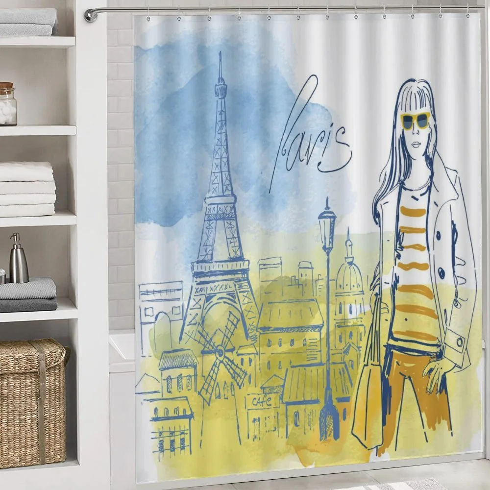 Girl at the Eiffel Tower — Detail 4