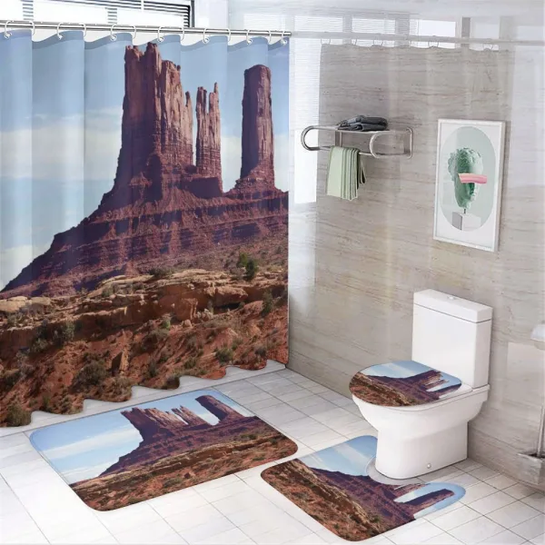 Grand Canyon Cliff on a shower curtain