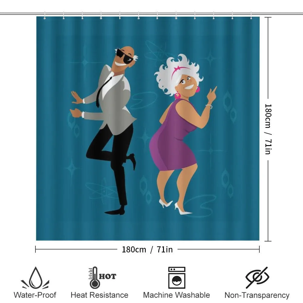 Old Couple Dancing — Detail 2