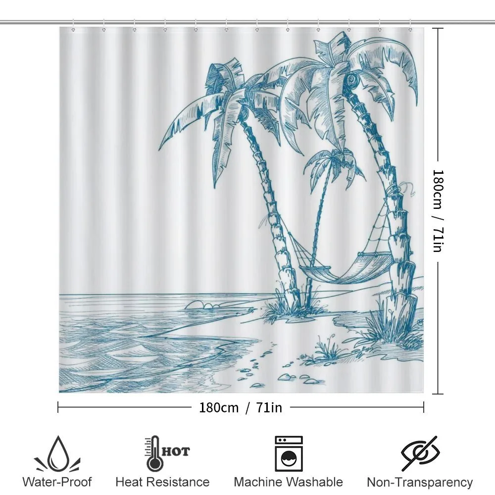 Palm Trees at Beach — Detail 2
