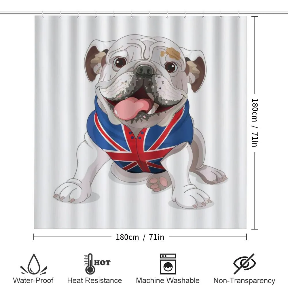 Puppy with Flag — Detail 2