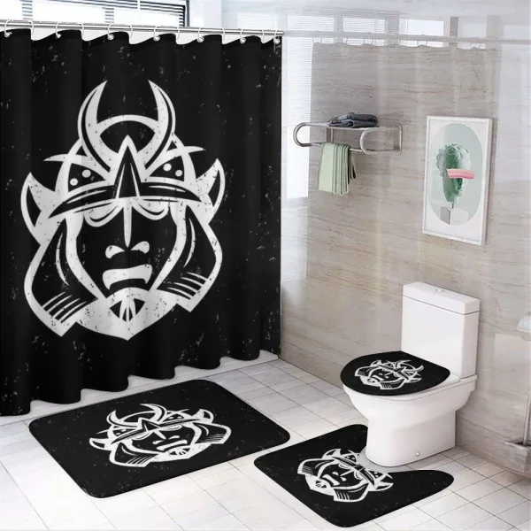 Samurai Martial on a shower curtain