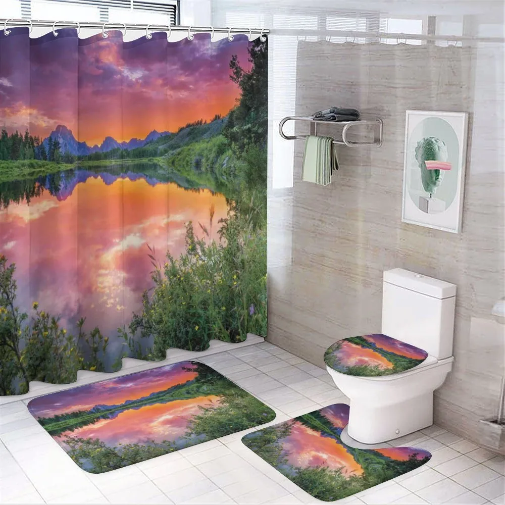 Sunset Reflection River — Your design
