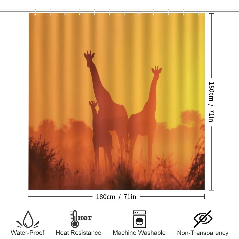 Sunset with Animals — Detail 2