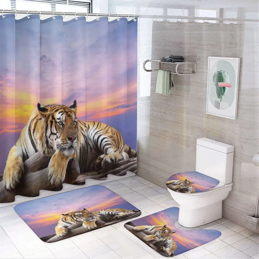 Tiger Colorful Sunset — Your design