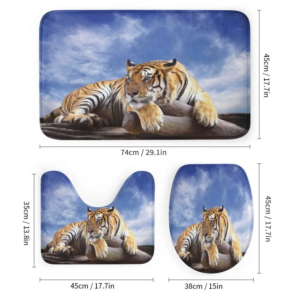 Tiger on Wood Wildlife — Detail 1