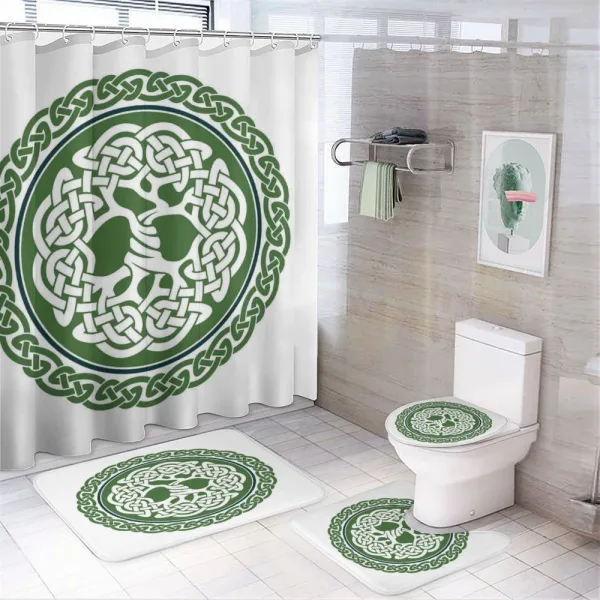 Tree of Life with Frieze on a shower curtain