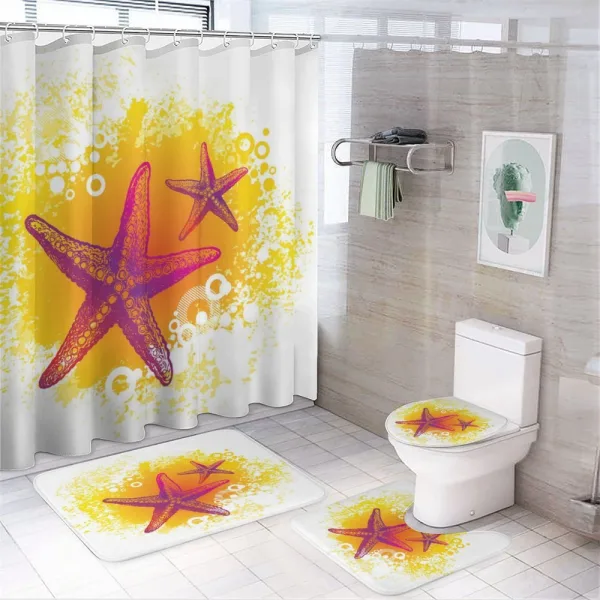 Tropic Animals on a shower curtain