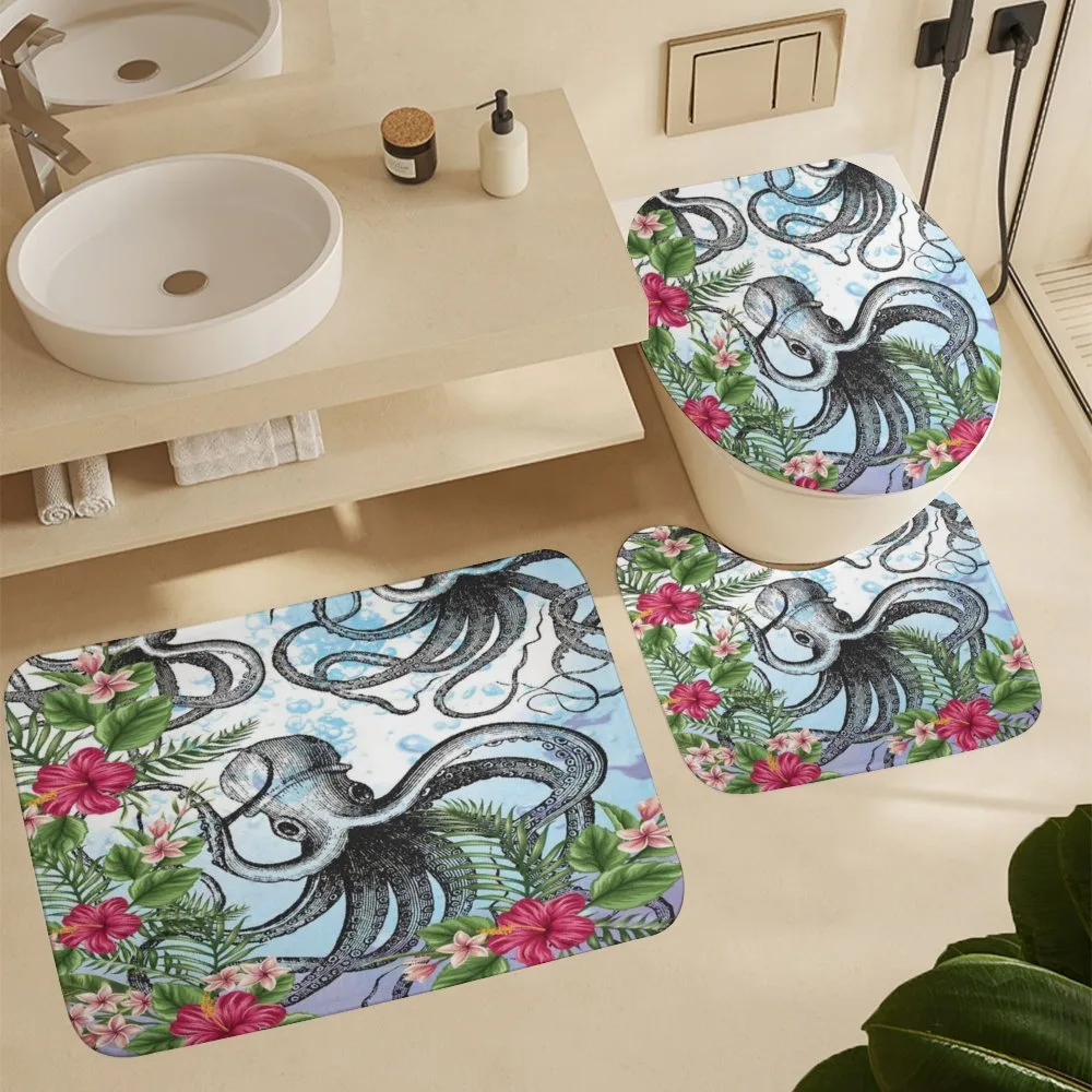 Tropic Hibiscus and Octopus — Detail 5