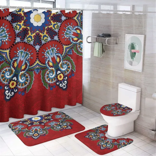 Ukranian Ethnic on a shower curtain