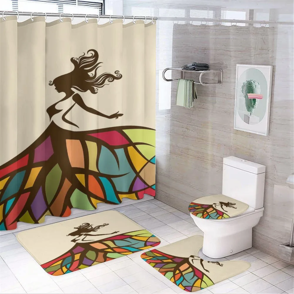 Woman Colorful Skirt Art — Your design