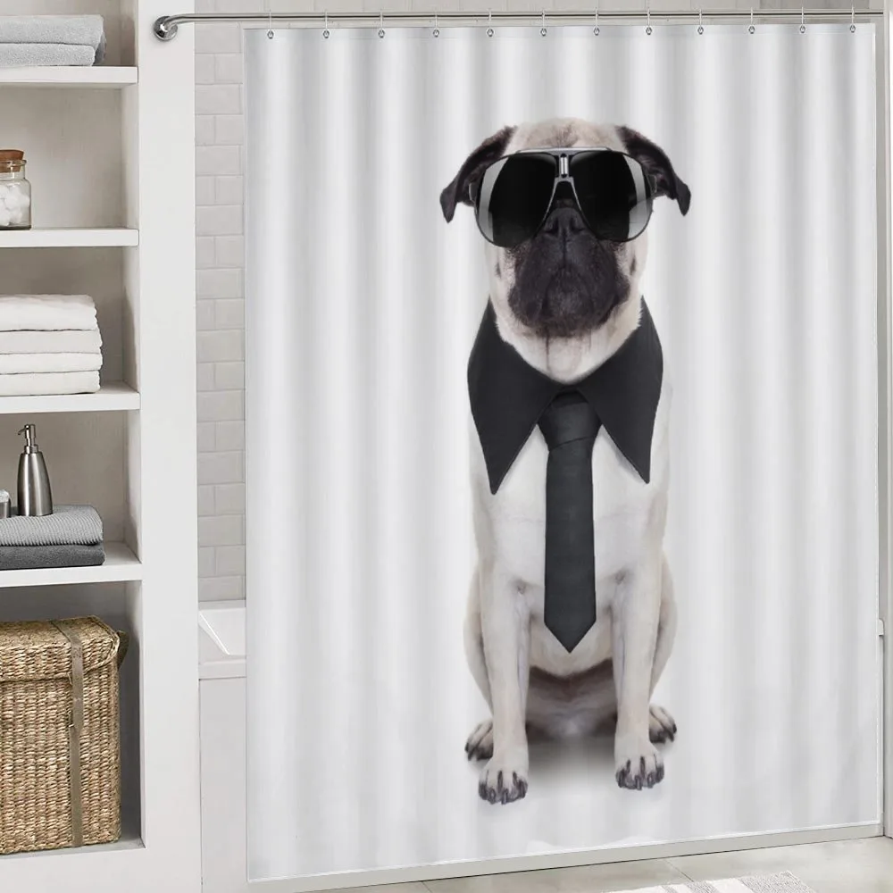 Cool Dog with Tie Glasses — Detail 4