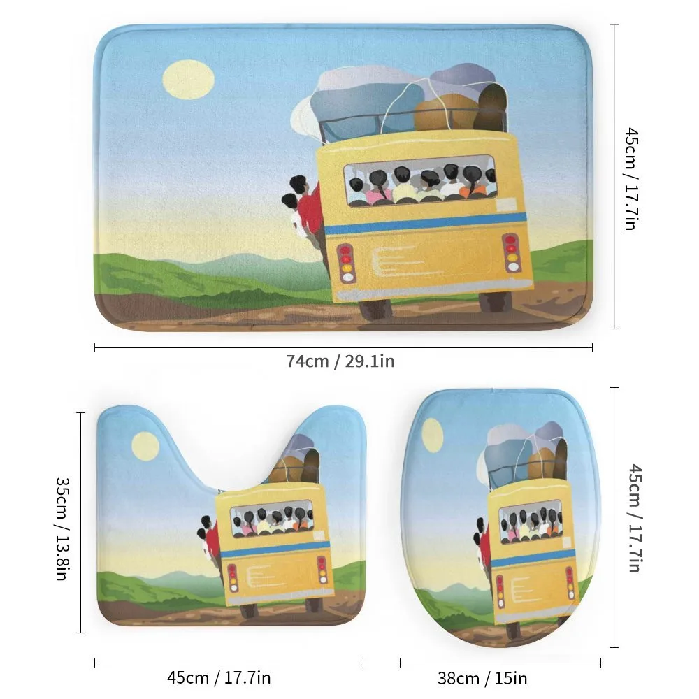 Crowded Yellow Bus — Detail 1