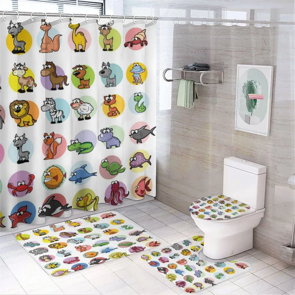 Funny Cartoon Animals Set — Your design