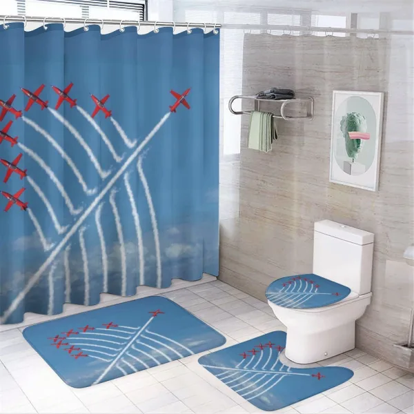 Little Show Planes on a shower curtain