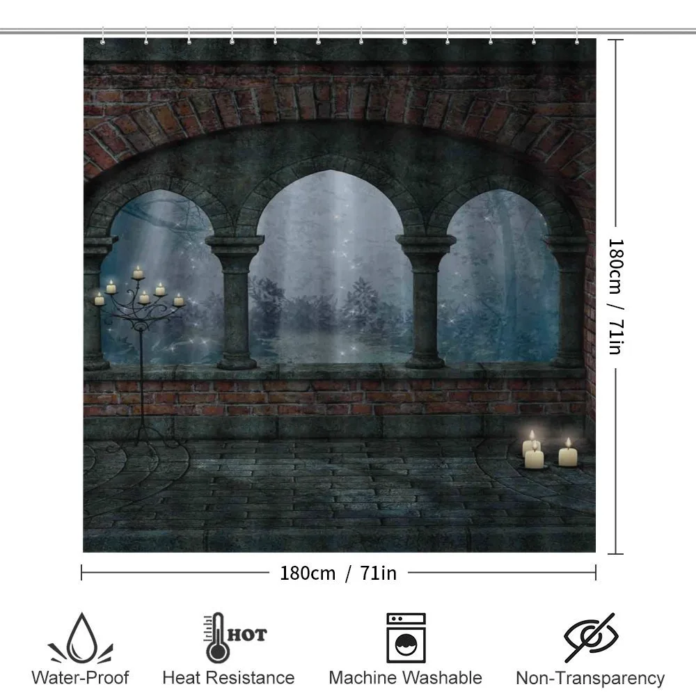 Medieval Castle at Night — Detail 2