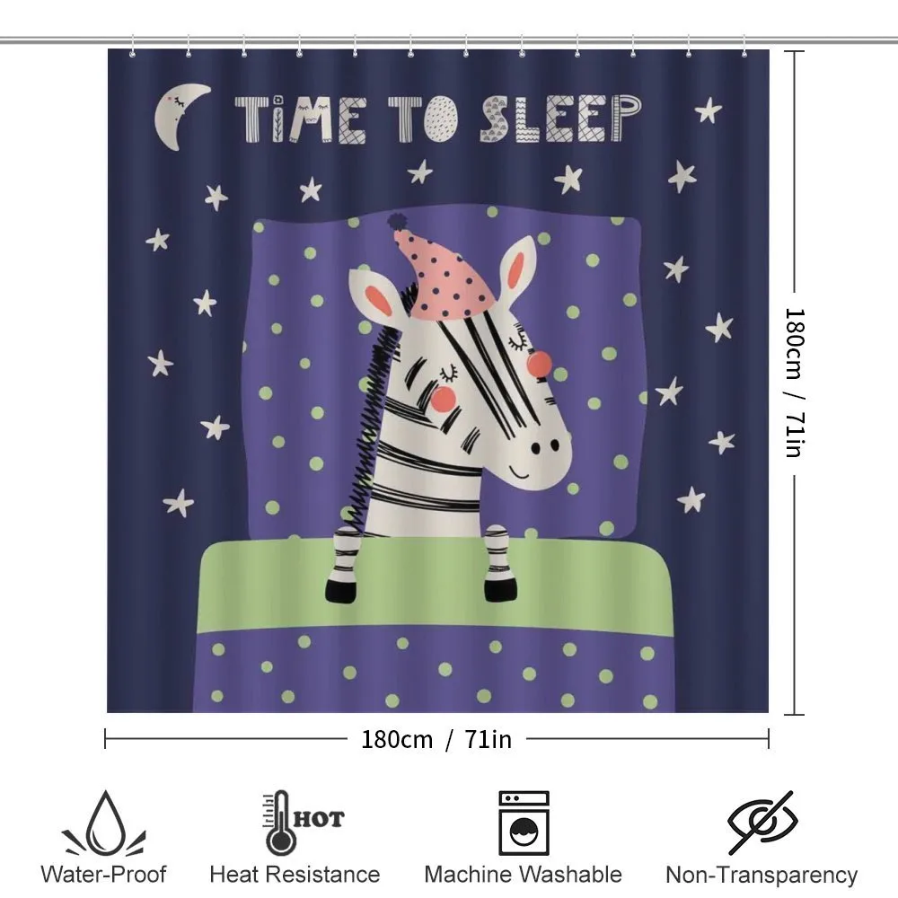 Sleeping Zebra in Nightcap — Detail 2