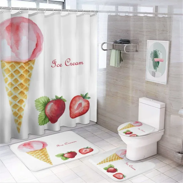 Summer Flavors on a shower curtain