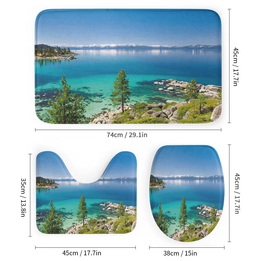 Tranquil Tahoe Shoreline — Detail 1