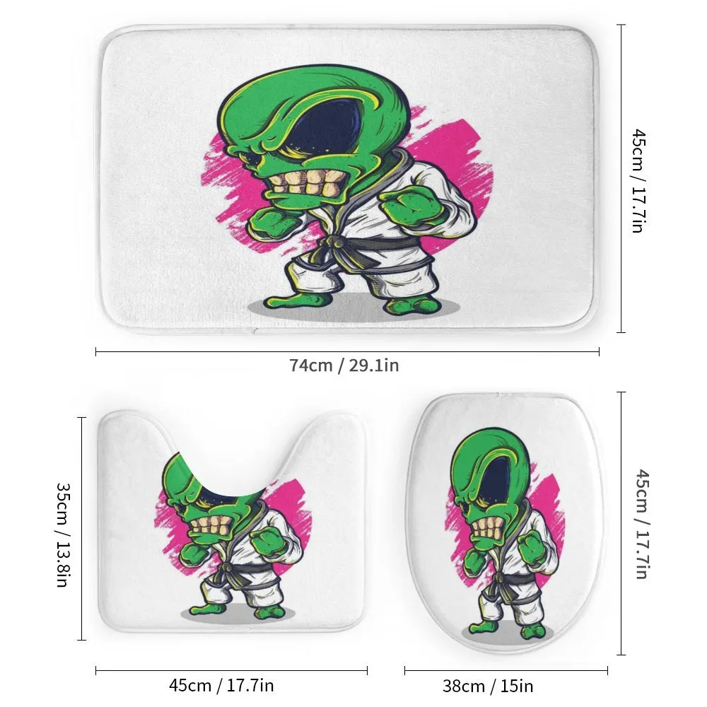 Angry Alien Karate Art — Detail 1