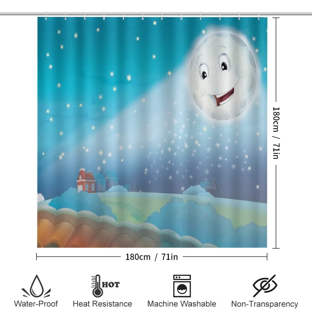 Cartoon Lunar Smiling — Detail 2