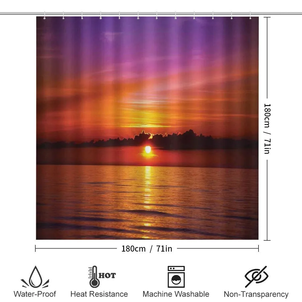 Colorful Beach Sunset — Detail 2