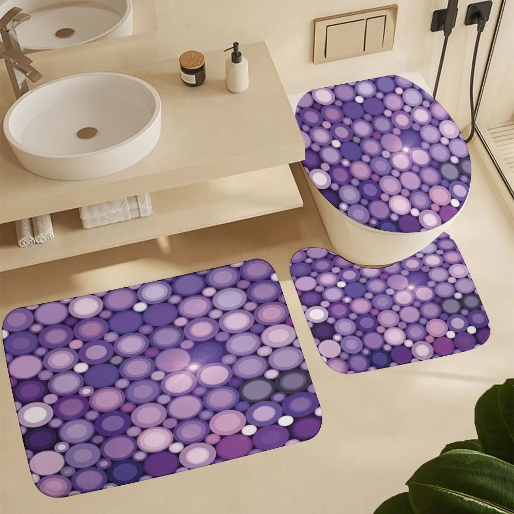 Geometric Violet Circles — Detail 5