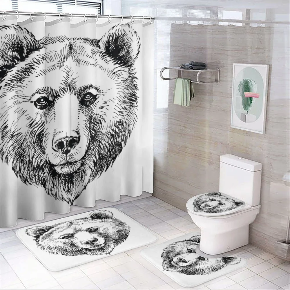 Grizzly Bear Ink Sketch — Your design