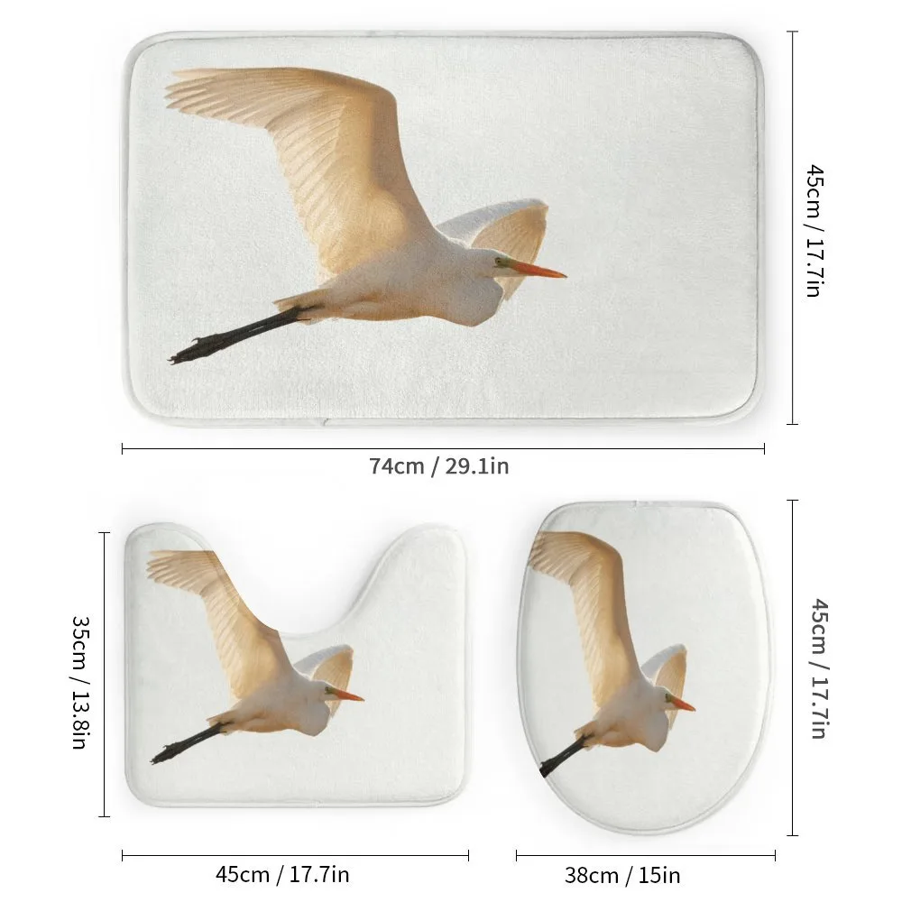 Macro Photo of Flying Heron — Detail 1