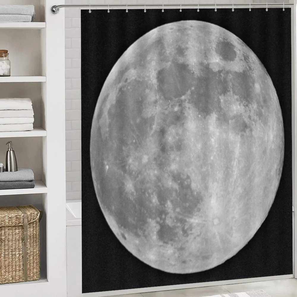 Monochrome Full Moon Art — Detail 4