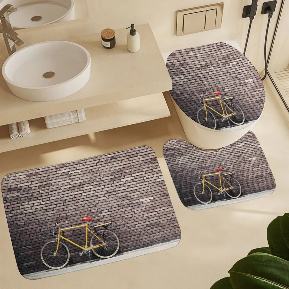 Retro Bicycle on Wall — Detail 5