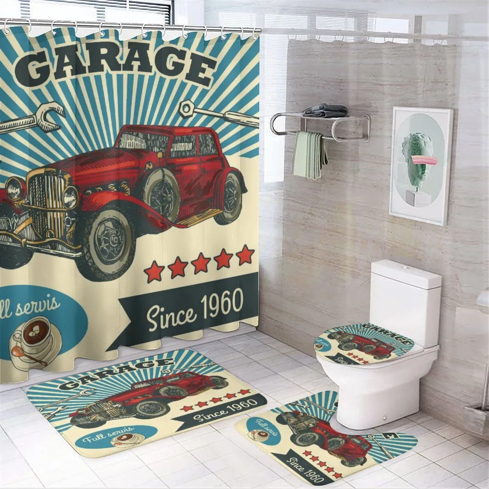Retro Car Garage Art — Your design