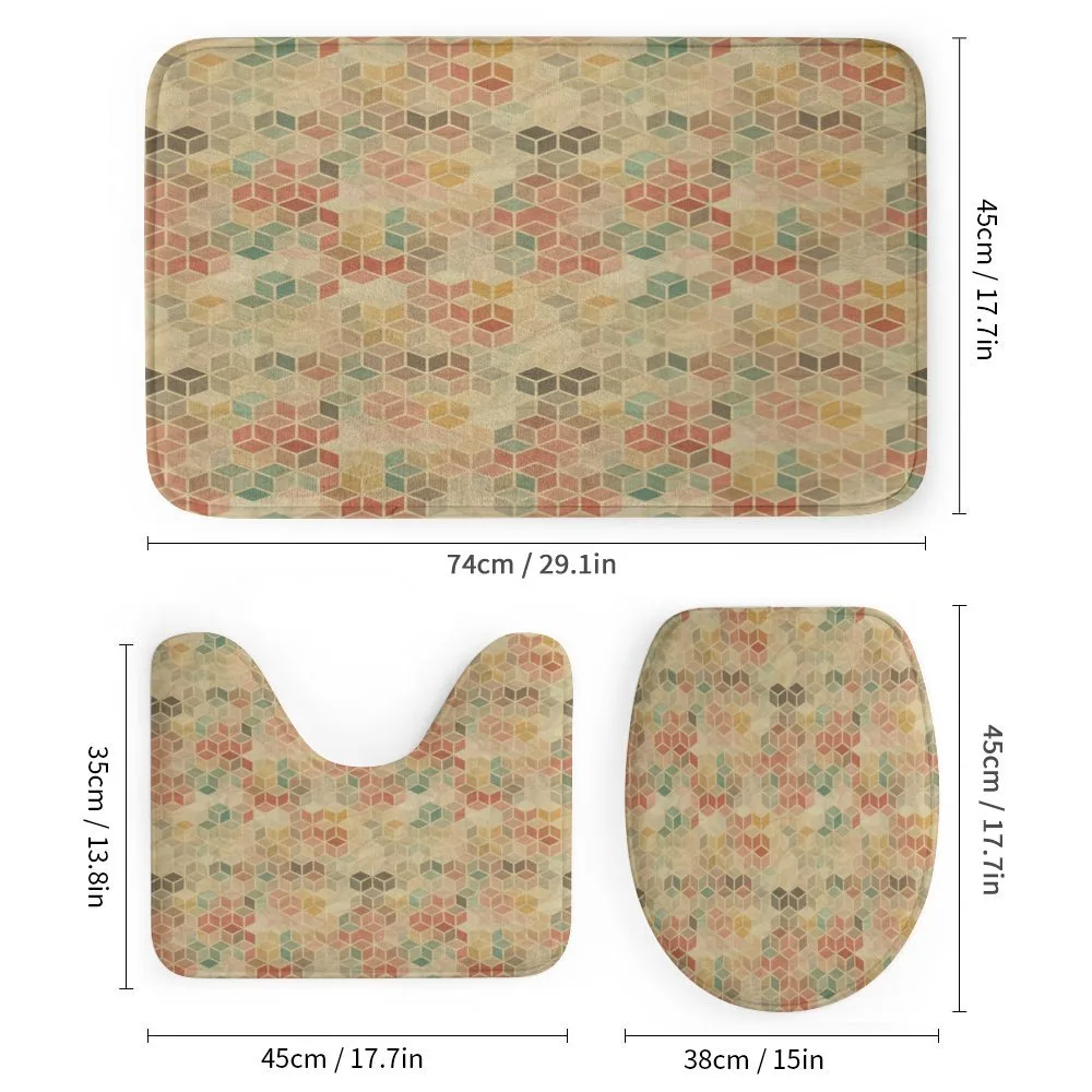 Retro Cube Pattern — Detail 1