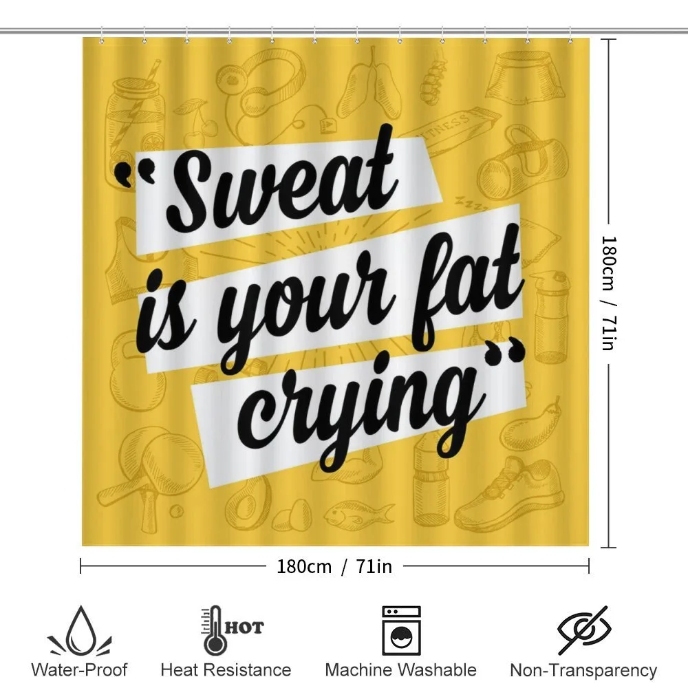 Sweat is Your Fat Humor — Detail 2