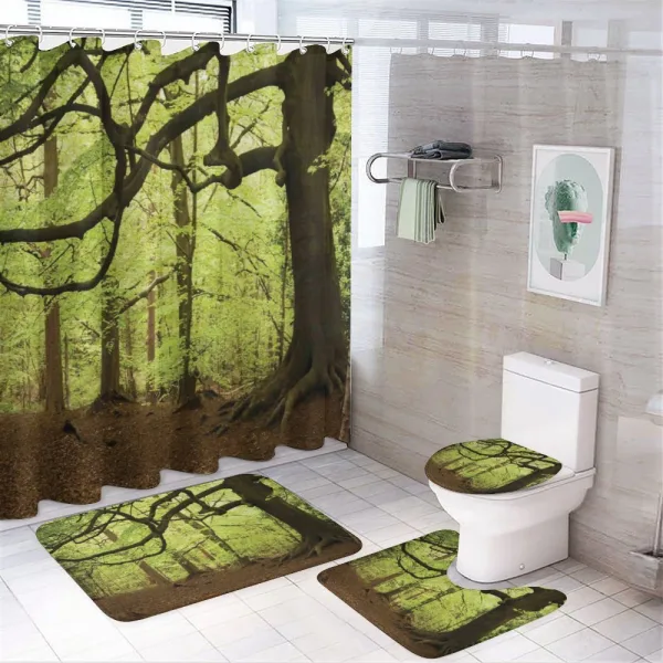 Woodland Natural Beauty on a shower curtain