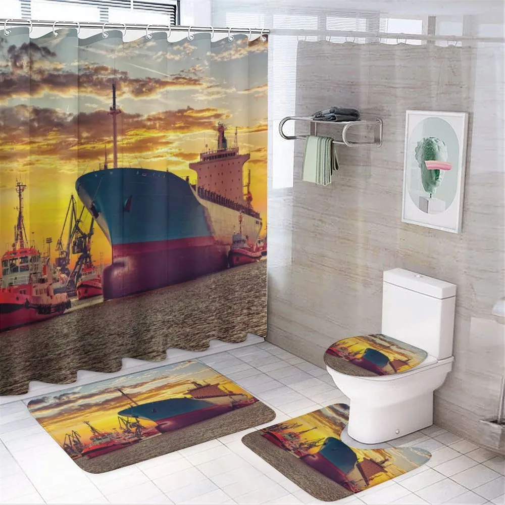 Big Ship at Sunset — Your design