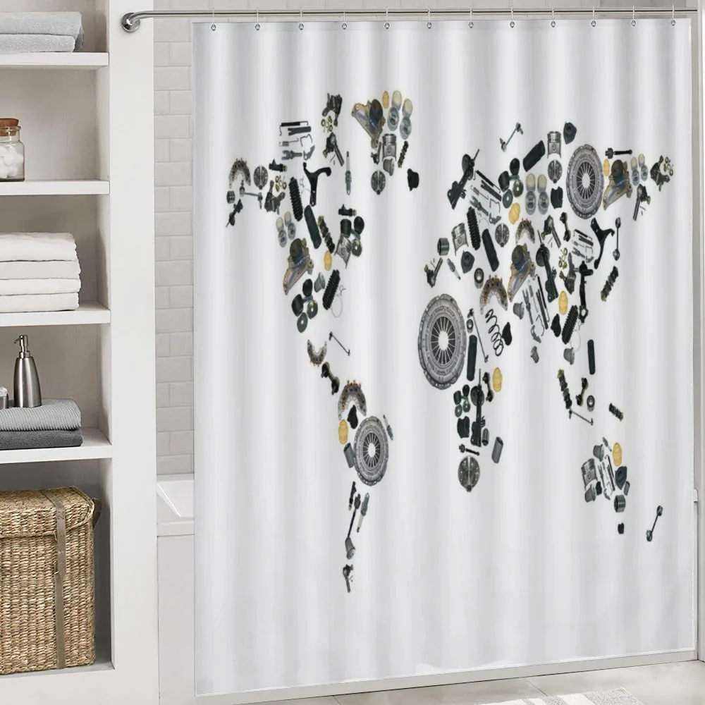 Car Parts World Map — Detail 4