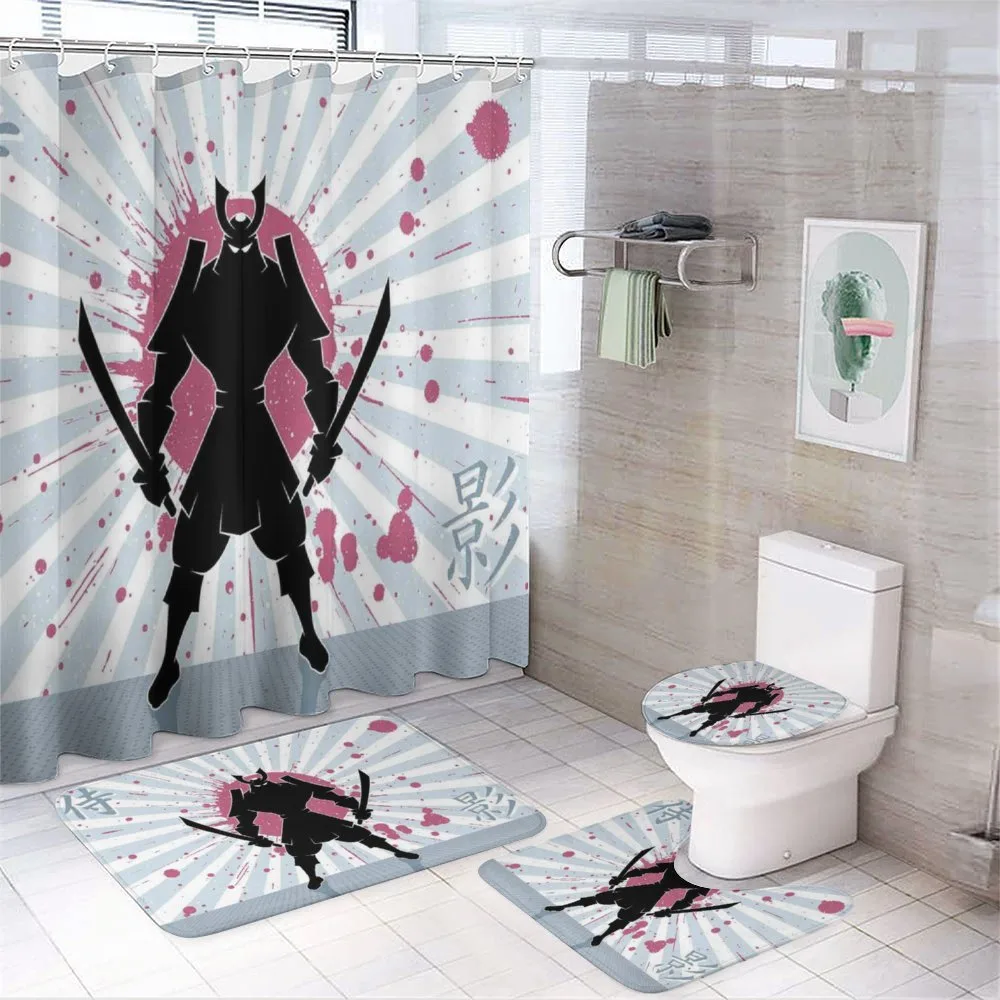 Cartoon Dark Color Samurai — Your design