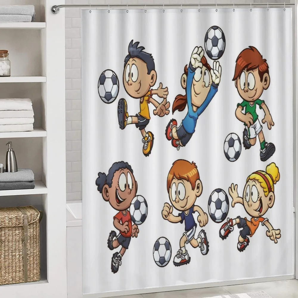 Cartoon Kids Playing — Detail 4
