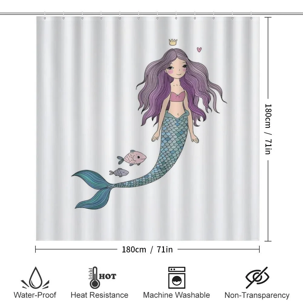 Cartoon Mermaid Princess — Detail 2