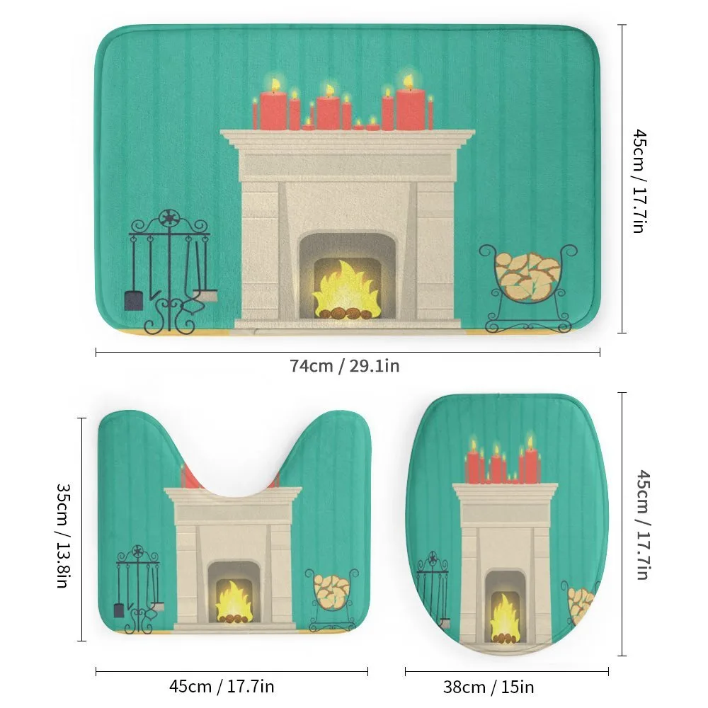 Classic Log Fire Candles — Detail 1