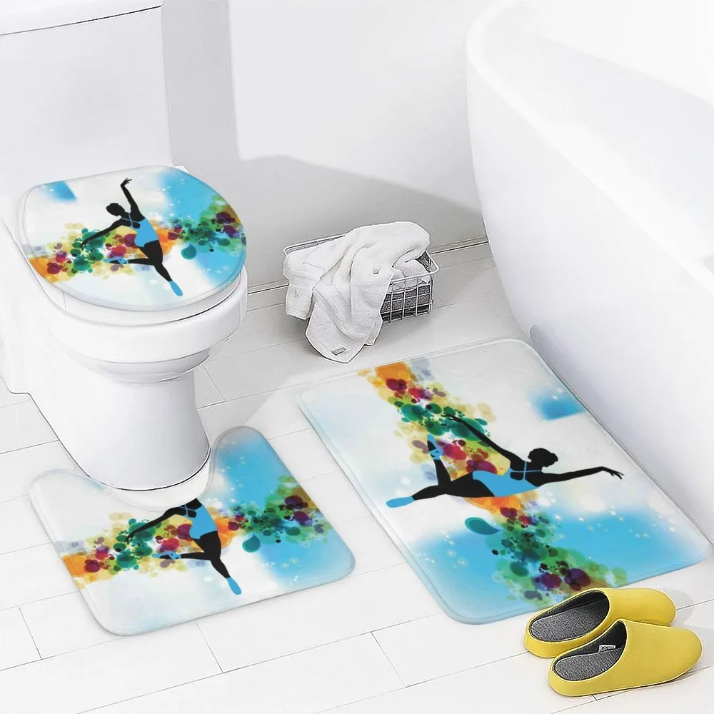 Dancer on Abstract Backdrop — Detail 3