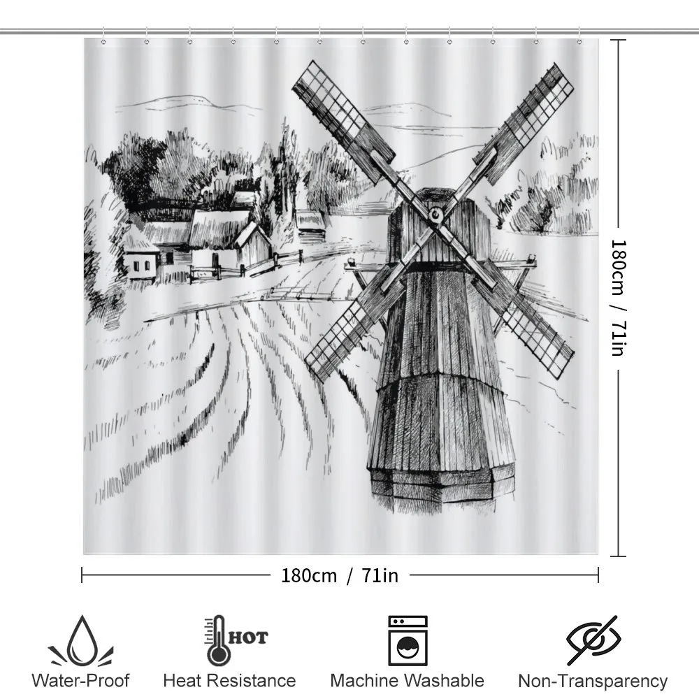 Farm Town Houses Mill — Detail 2