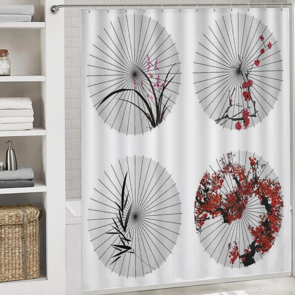 Floral Art on Umbrella — Detail 4