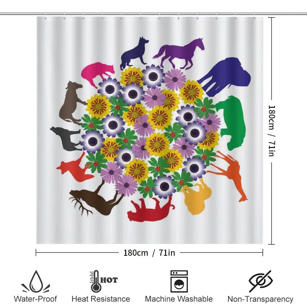 Flowers Wild Animals — Detail 2